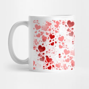 Hearts - red Mug